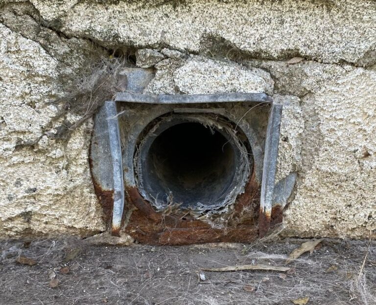 Replacing old dryer vent with modern safe materials